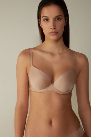 Intimissimi Irina Microfiber Balconette Bra Natural | NLEAH34555