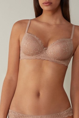 Intimissimi Sofia Balconette Bra in Kanten Natural | SNLNY86440