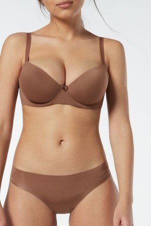 Intimissimi Sofia Microfiber Gewatteerd Balconette Bra Natural | NLDFL25393