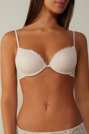 Intimissimi Bellissima Push-up Bra in Kanten Natural | SNLVO32429