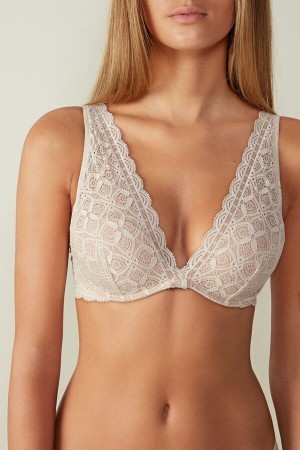 Intimissimi Giorgia Balconette Bra in Kanten Natural | BNLSD77116