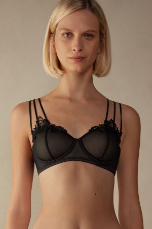 Intimissimi Layers of Lust Balconette Bra Zwart | NLDFL12166