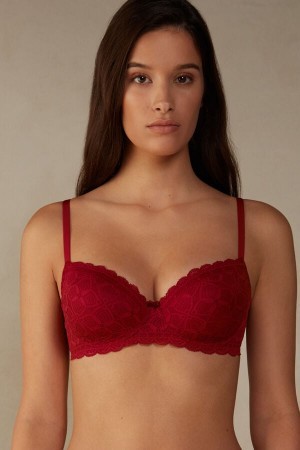 Intimissimi Sofia Balconette Bra in Kanten Rood | UNLND56547