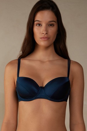 Intimissimi Sofia Balconette Bra in Silk Blauw | YNLGT33097