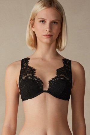 Intimissimi Time to Shine Elena Balconette Bra Zwart | ZNLMJ48070