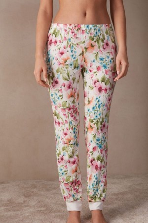 Intimissimi Botanical Lyrics Full Length Modal Pants Wit | NLICD37498