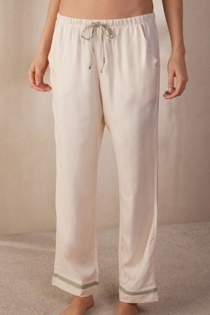 Intimissimi Lost in Fields Full Length Pants in Plain-weave Modal Wit | NLZPD48598