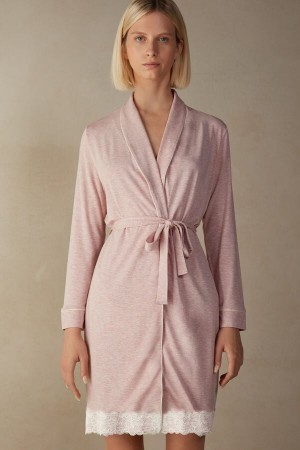 Intimissimi Modal Kanten Detail Robe Roze | GNLEC66693