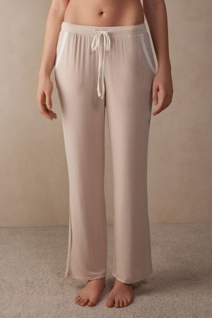 Intimissimi Simple Elegance Full Length Pants in Modal Roze | NLDFL49223