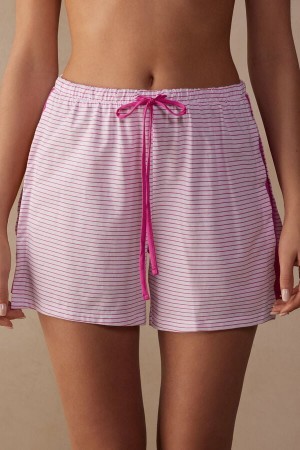 Intimissimi Strawberry Milkshake Shorts in Supima® Katoenen Roze | NLIIZ85332