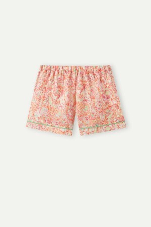 Intimissimi Summer Journey Linen Shorts Gekleurd | ANLWC19033