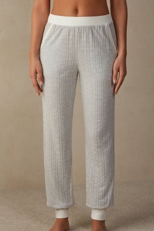 Intimissimi Timeless Heritage Full Length Cuffed Pants Grijs | NLZPD96742