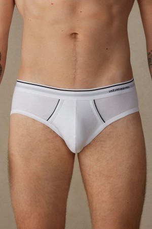 Intimissimi Supima Katoenen Briefs with Visible Elastic Wit | NLJVR35182