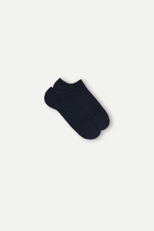 Intimissimi No-show Socks in Terrycloth Blauw | ENLVG28798