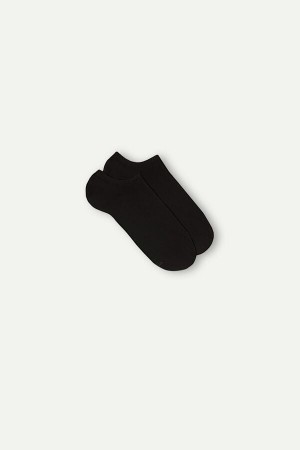 Intimissimi No-show Socks in Terrycloth Zwart | DNLKV92004