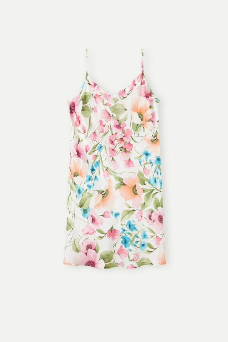 Intimissimi Botanical Lyrics Satin Slip Print | GNLUC66296