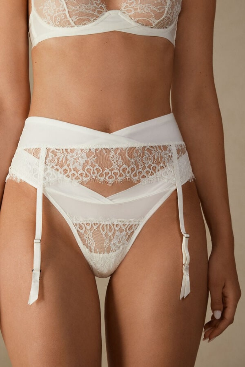 Intimissimi Eternal Love Garter Belt Wit | UNLTG61657