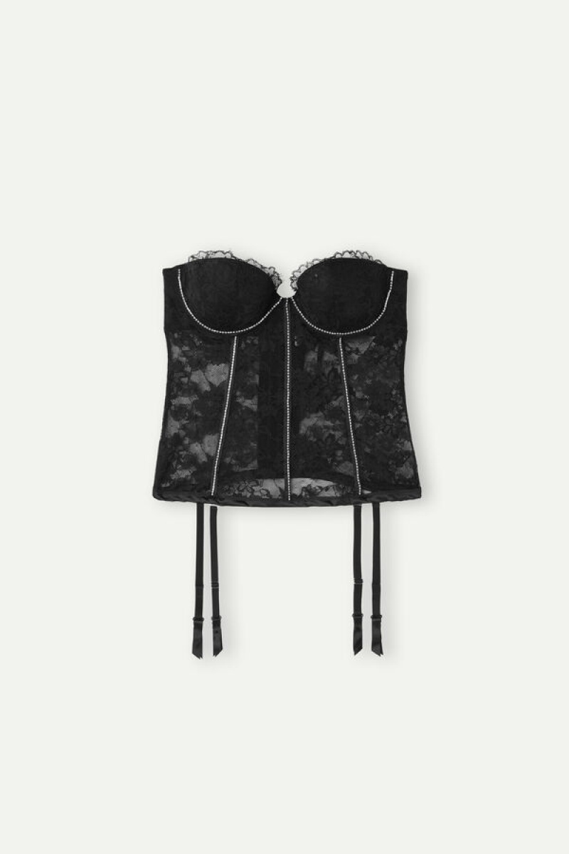 Intimissimi Shine High Like Stars Anna Bustier Zwart | DNLKV59169