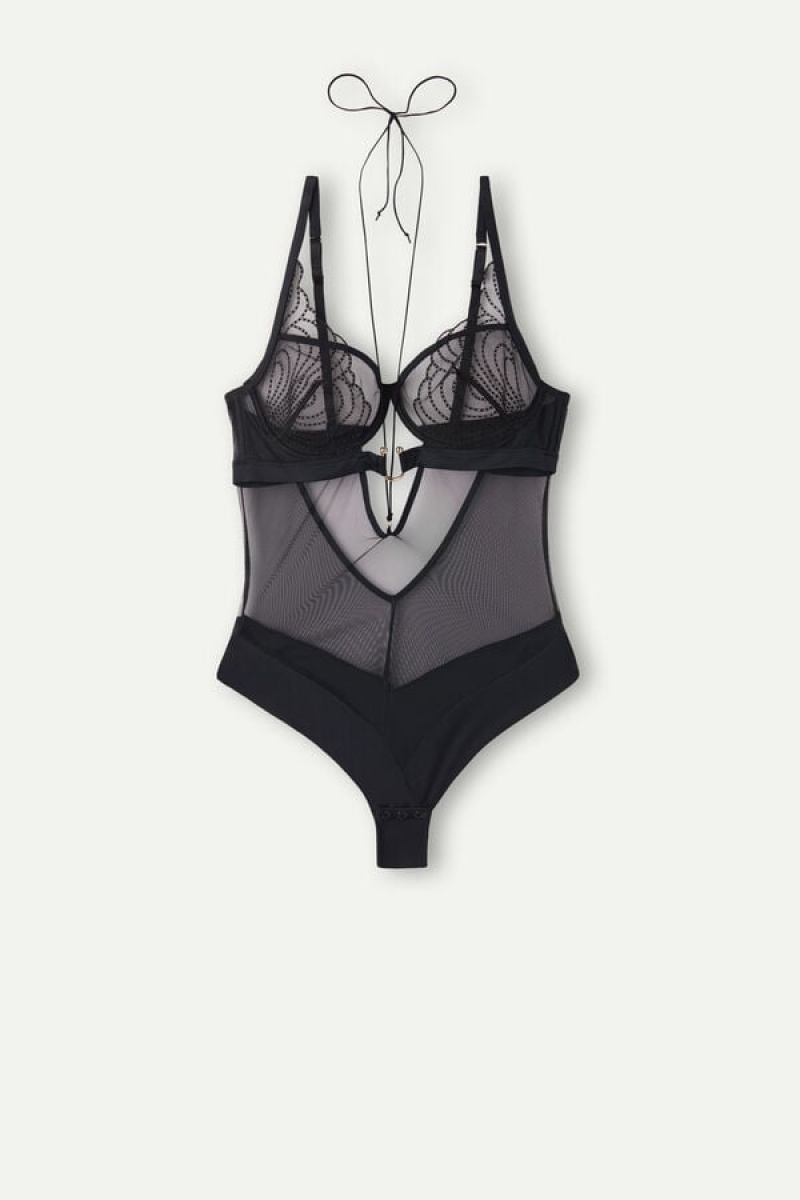 Intimissimi Steal the Show Bodysuit Zwart | LNLTR52291