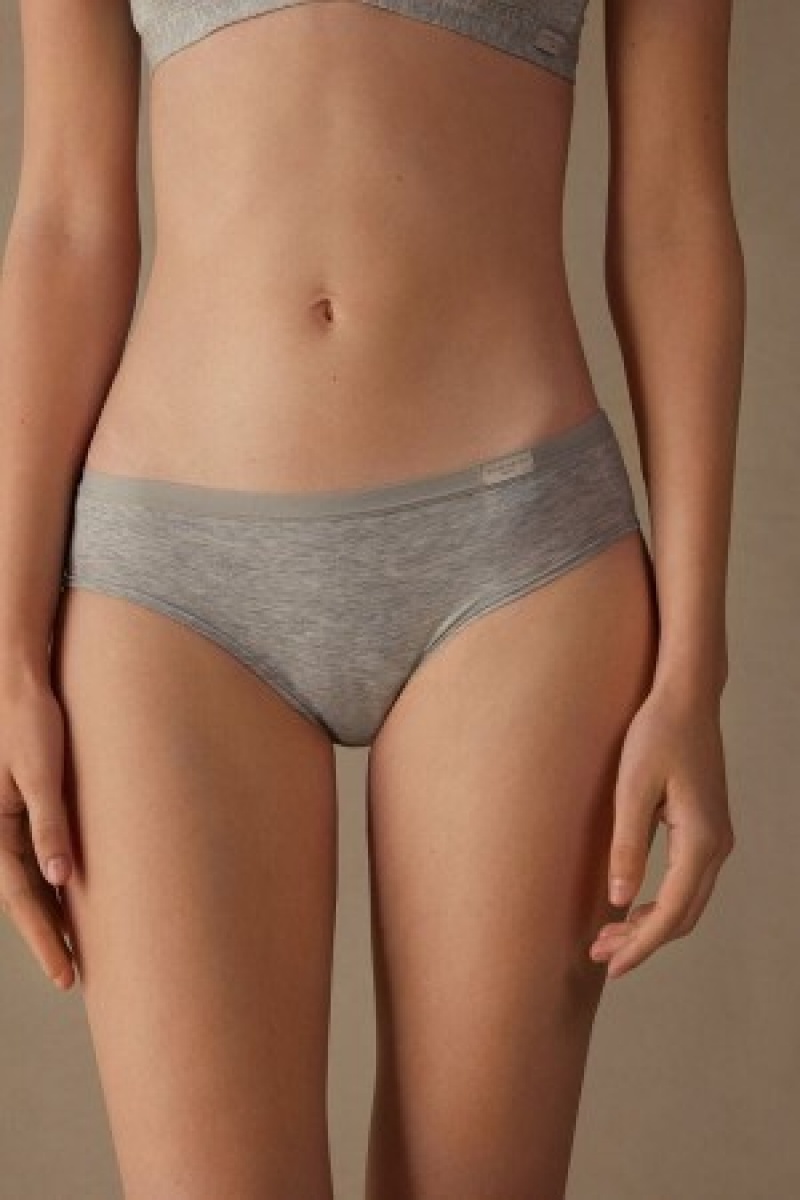 Intimissimi Cozy Panties in Katoenen Grijs | BNLSO36875