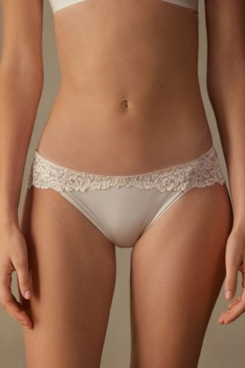 Intimissimi Pretty Flowers Panties Natural | TNLPQ66499