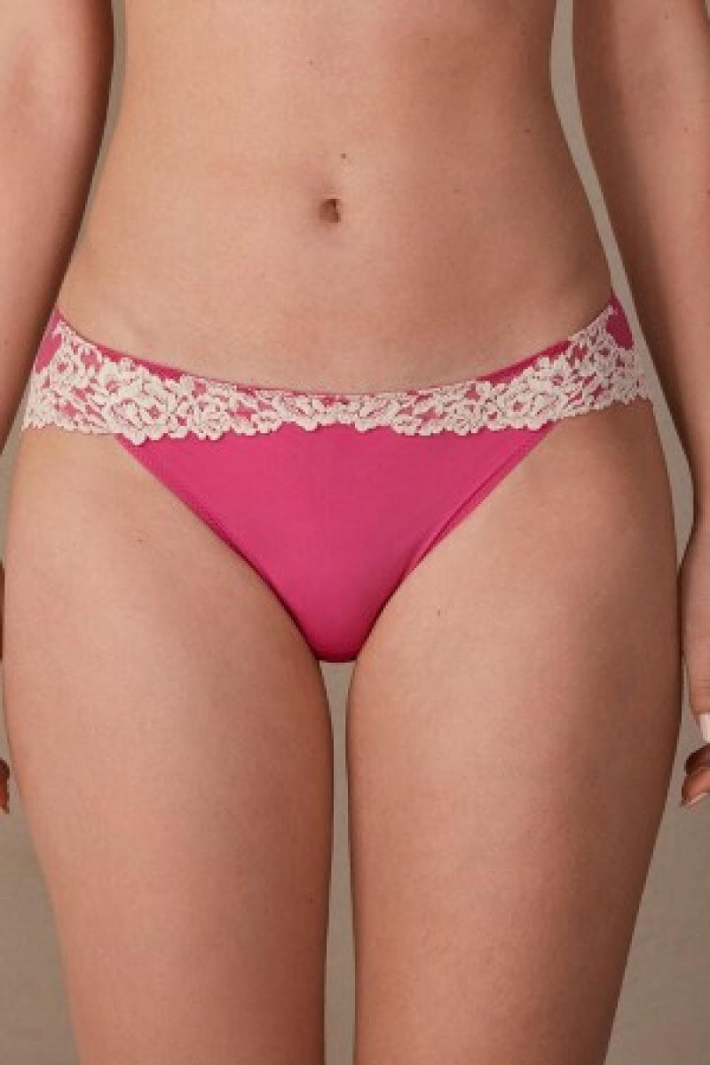 Intimissimi Pretty Flowers Panties Roze | NLXBR13045