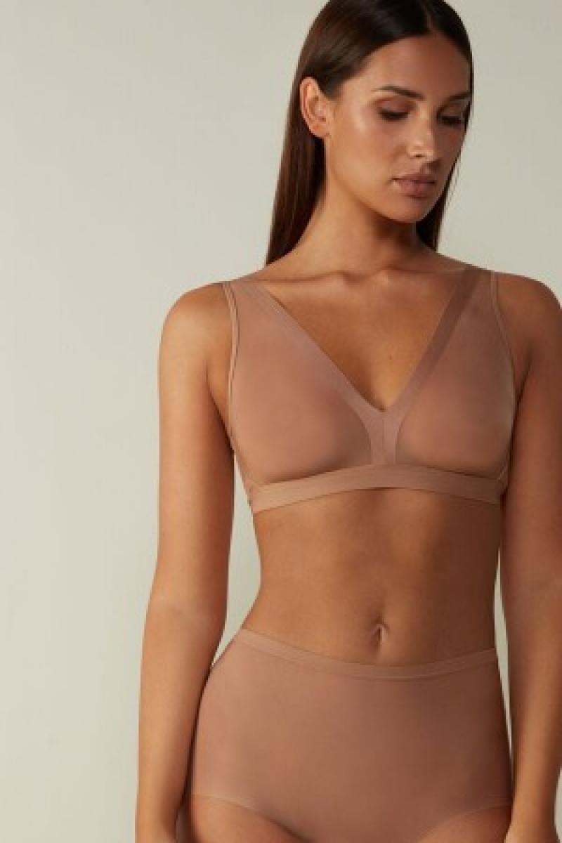 Intimissimi Lara Invisible Touch Triangle Bra Natural | MNLHR36453