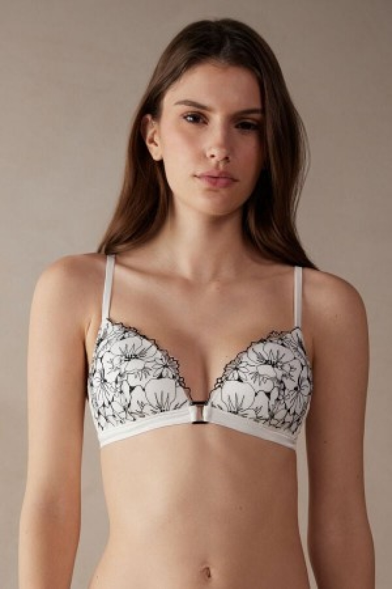 Intimissimi Pure Joy Tiziana Triangle Bra Wit | NLDYB96961