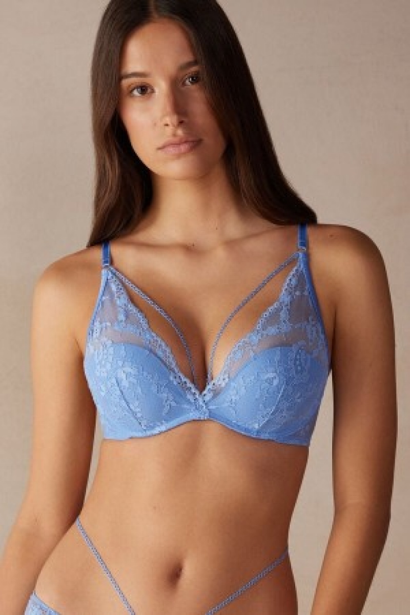 Intimissimi Feeling Beautiful Giorgia Balconette Bra Lichtblauw | NLIIZ74913