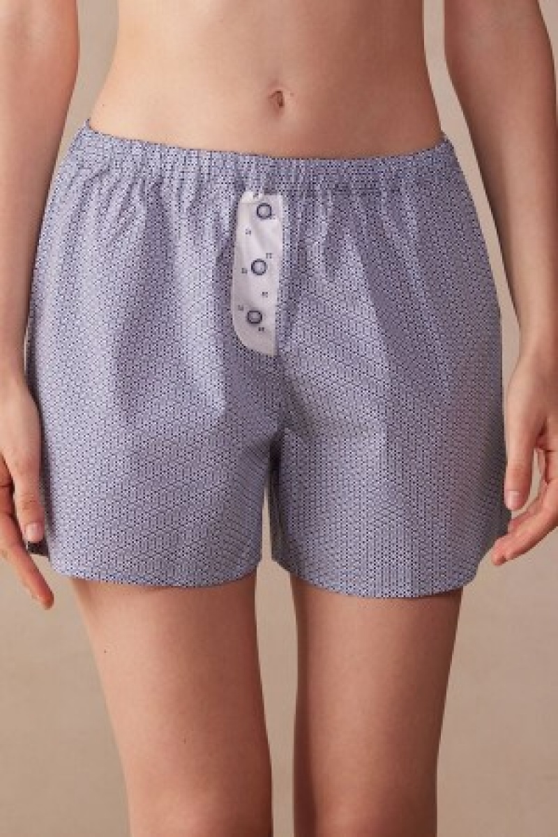 Intimissimi Santorini View Katoenen Cloth Shorts Print | UNLND37076