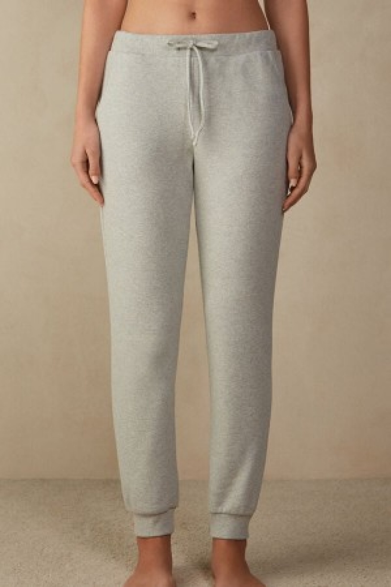 Intimissimi Warm Cuddles Full Length Cuffed Pants Grijs | NLXBR38130