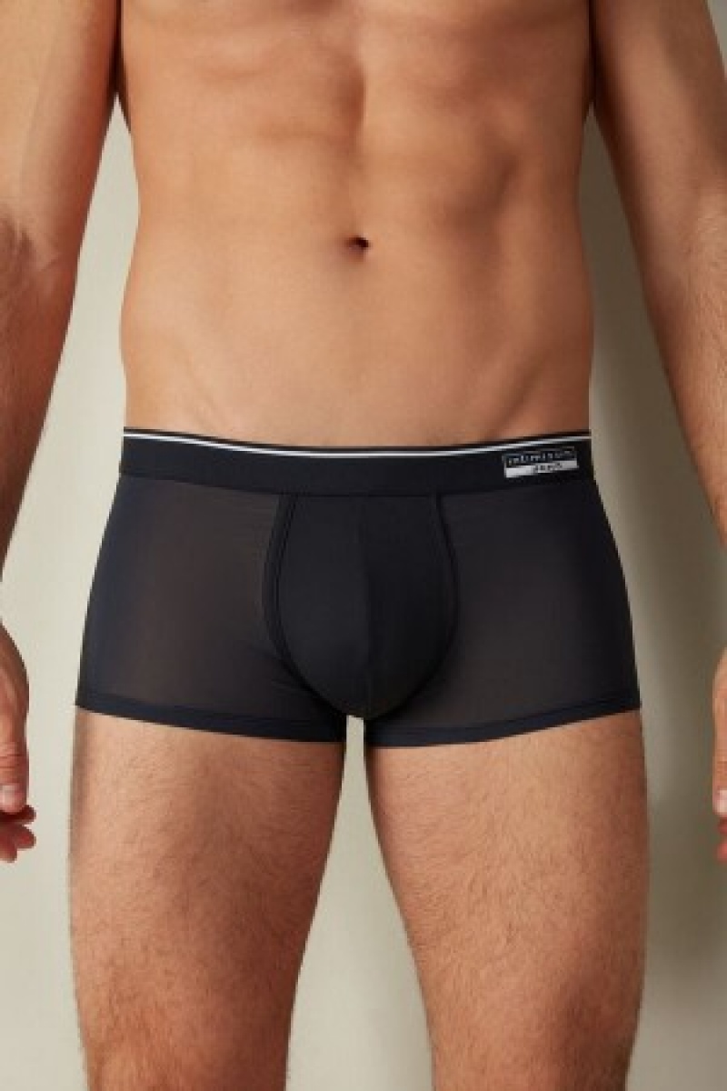 Intimissimi Super Fresh Micro-mesh Boxers Blauw | NLZDE24133