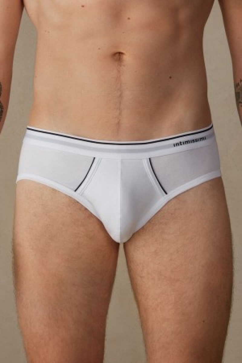 Intimissimi Supima Katoenen Briefs with Visible Elastic Wit | NLJVR35182