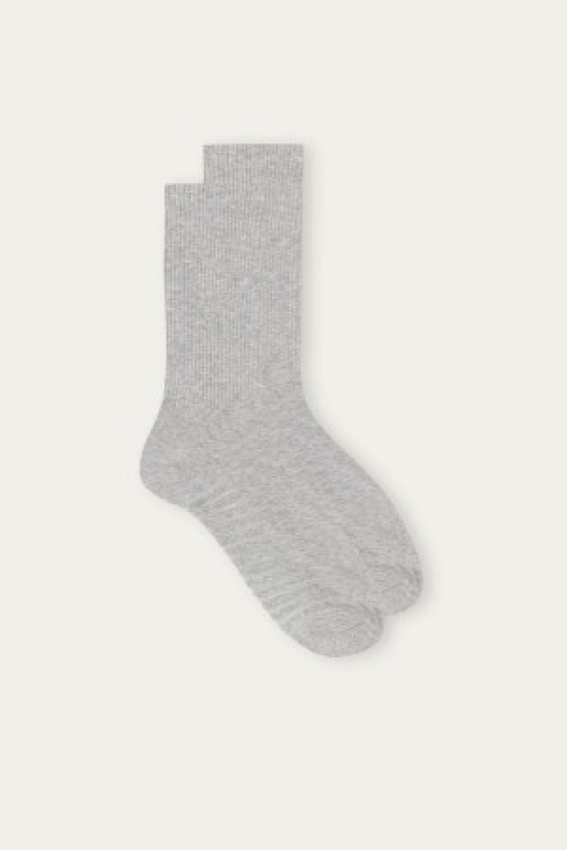 Intimissimi Kort Terrycloth Socks Grijs | UNLND85792